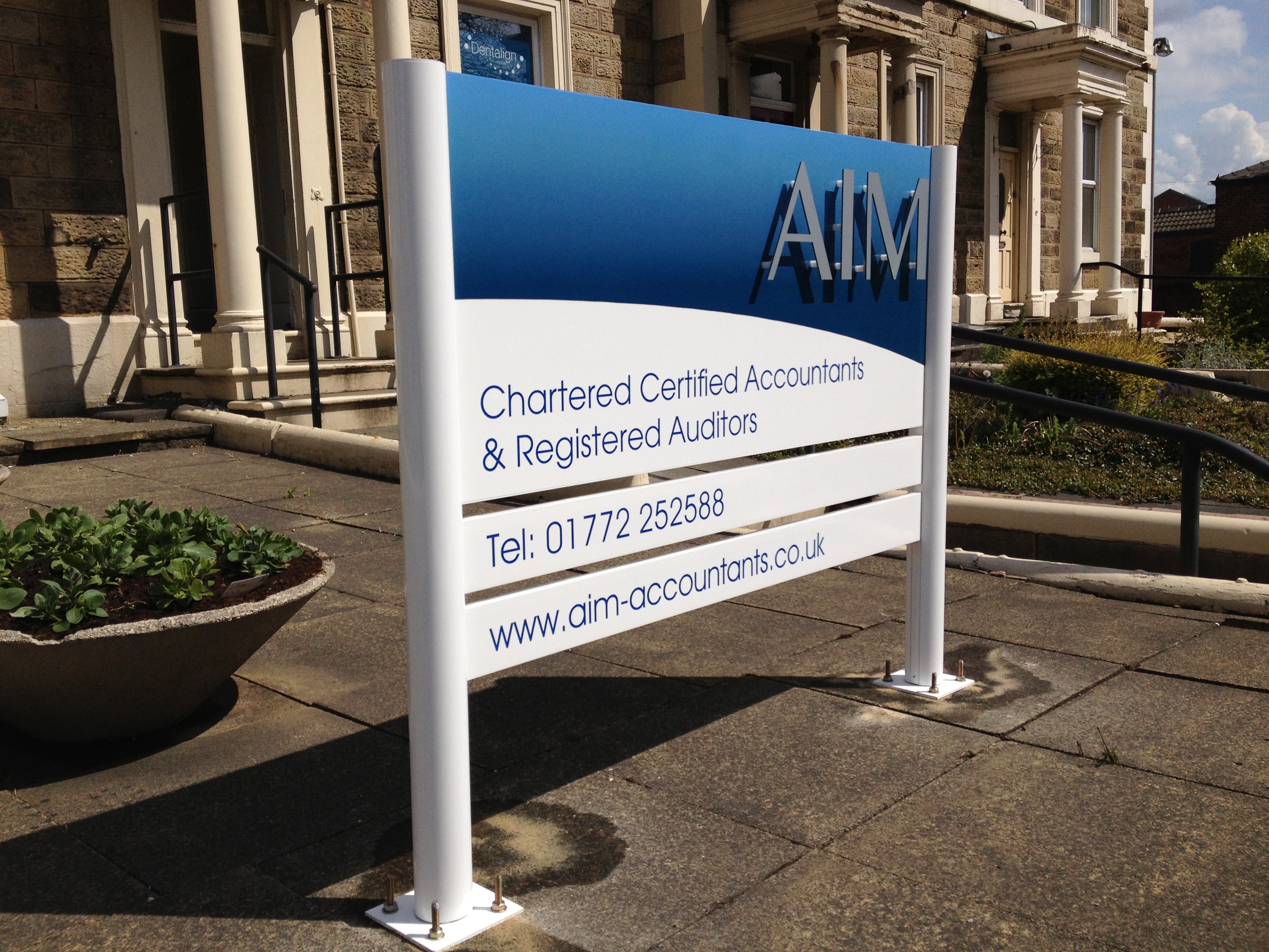 Projecting & Post Signs - West One Signs
